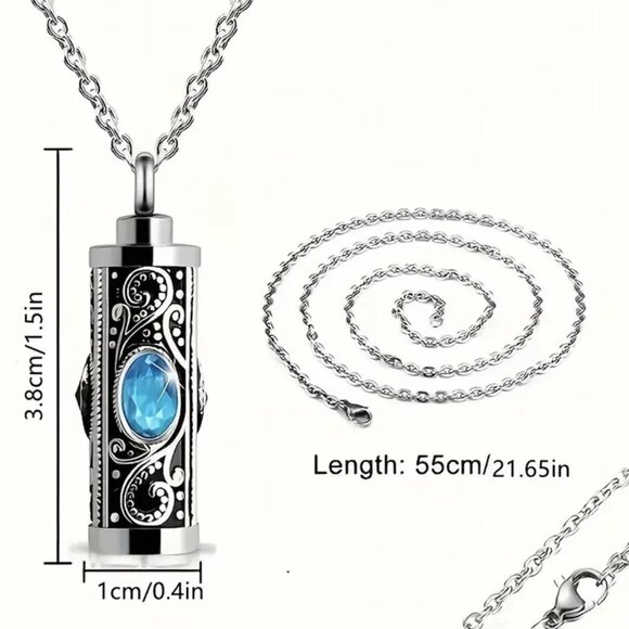 Personalized Urn and Ash Cremation Jewelry Pieces For Loved Ones and Pets - Picture 2 of 15